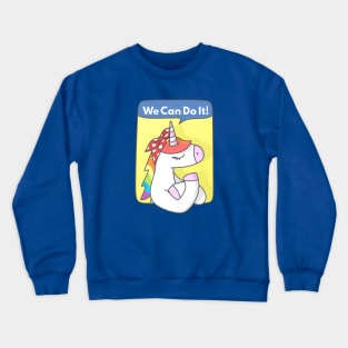 Unicorn Girl Power Crewneck Sweatshirt